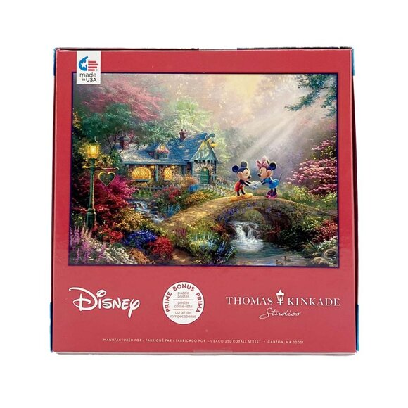 Ceaco | Disney Jigsaw Puzzle: Mickey and Minnie Cottage | 1000 Pieces **NEW - Picture 2 of 3